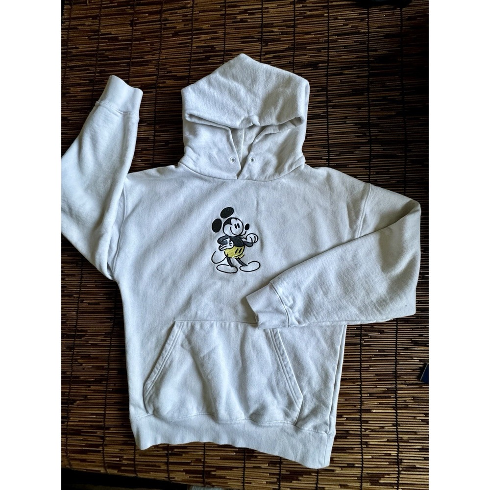 Mickey Mouse Hoodie Small Genuine Mousewear Pullover Hoodie Embroidered